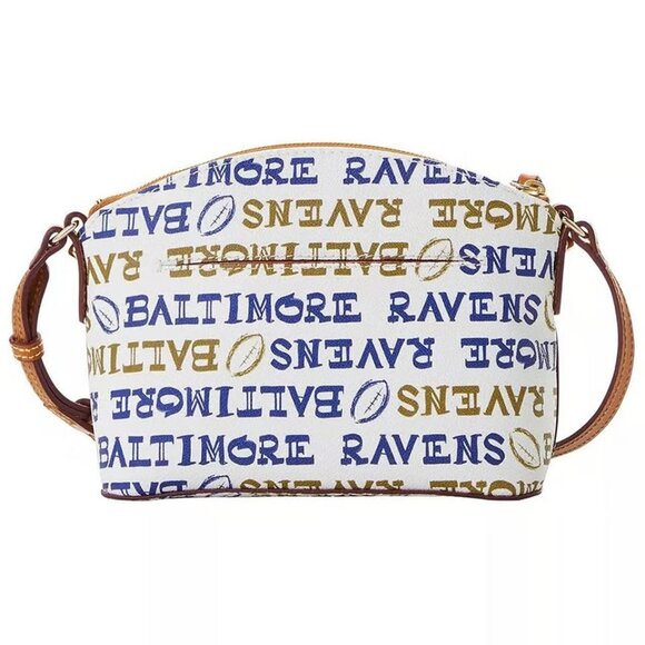 Dooney & Bourke Baltimore Ravens Doodle Suki Crossbody - Picture 4 of 10